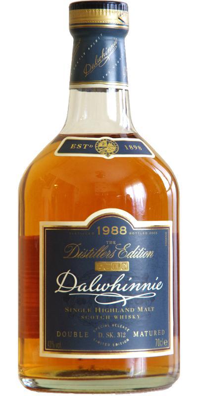 Dalwhinnie 1988  The Distillers Edition