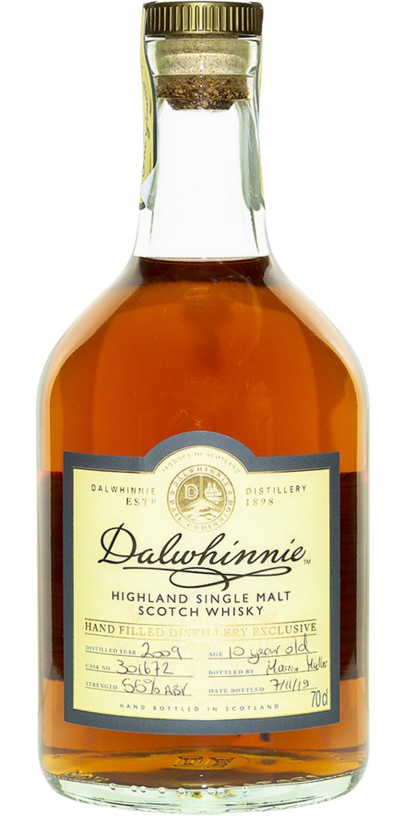Dalwhinnie 2009  Hand Filled Distillery Exclusive