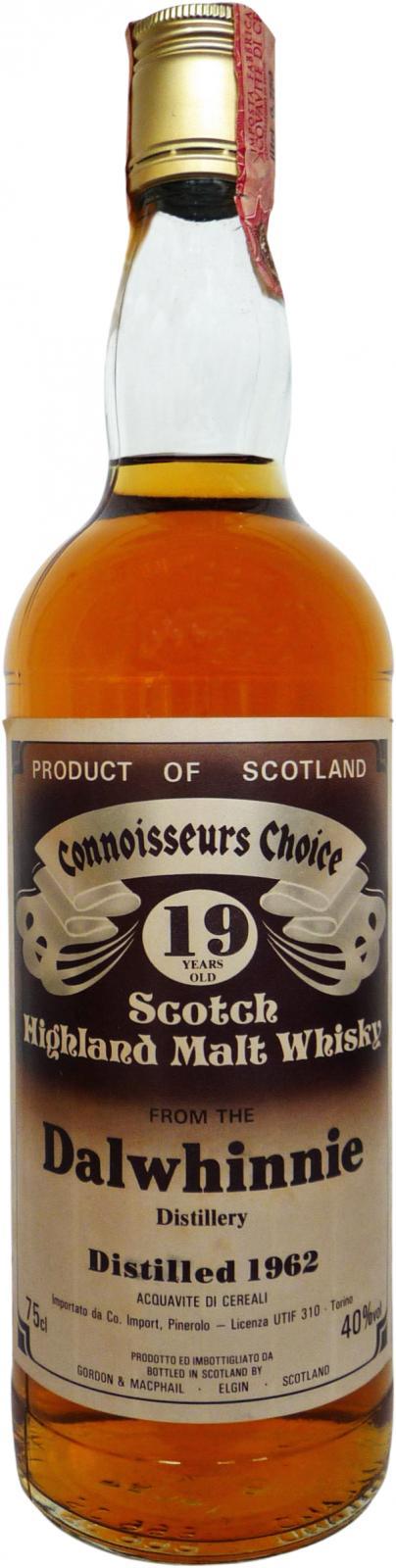 Dalwhinnie 1962 GM  Connoisseurs Choice