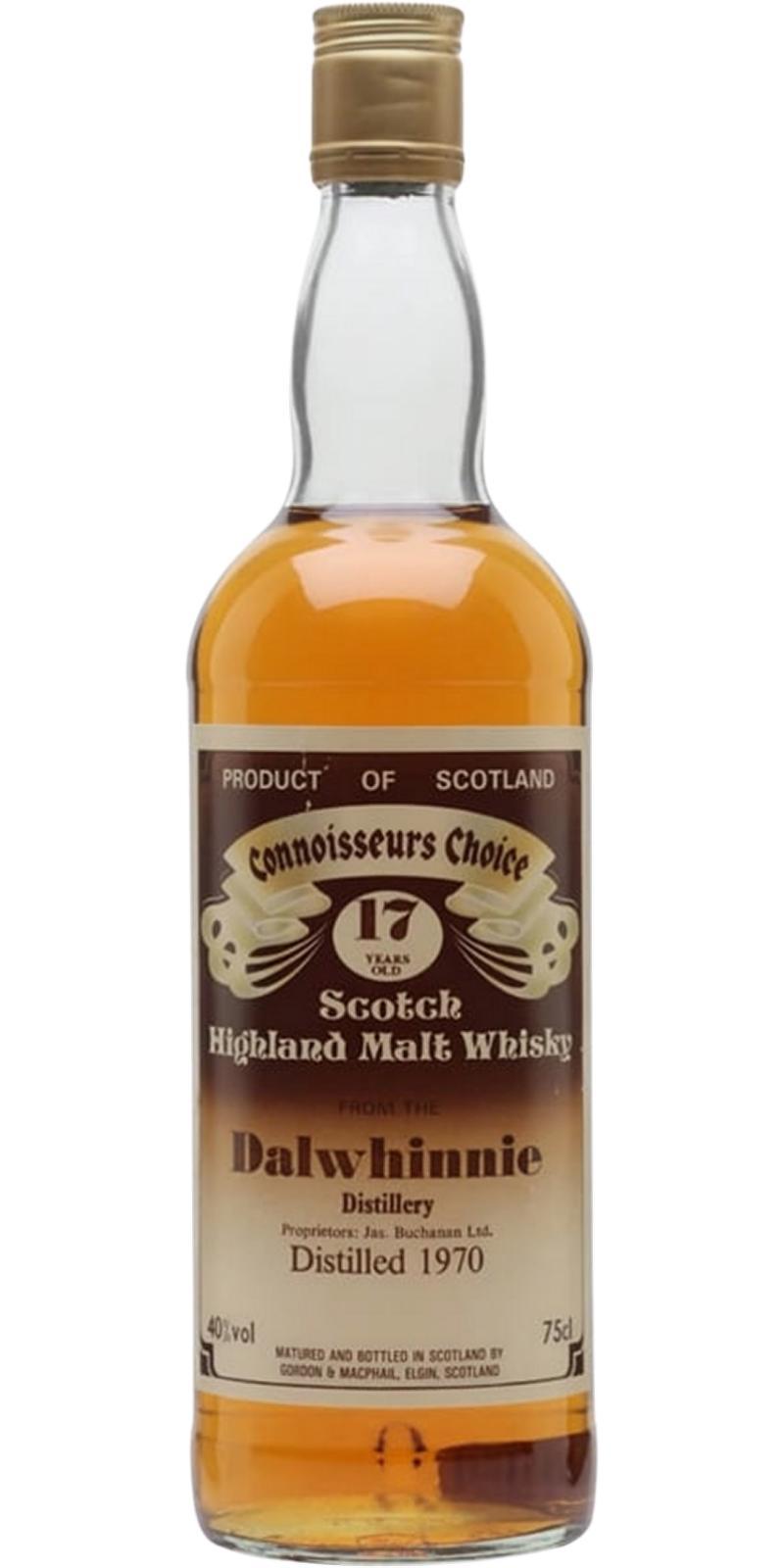 Dalwhinnie 1970 GM  Connoisseurs Choice