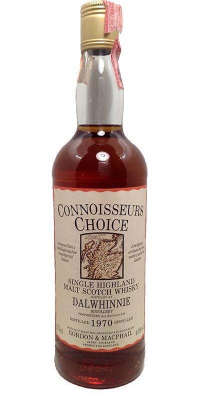 Dalwhinnie 1970 GM  Connoisseurs Choice