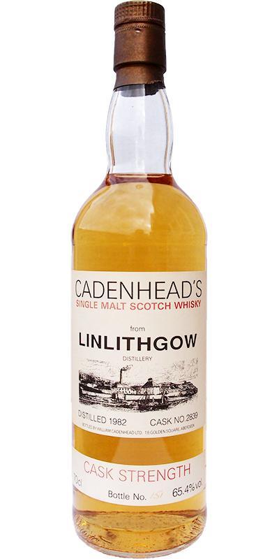 Linlithgow 1982 CA  Distillery Label