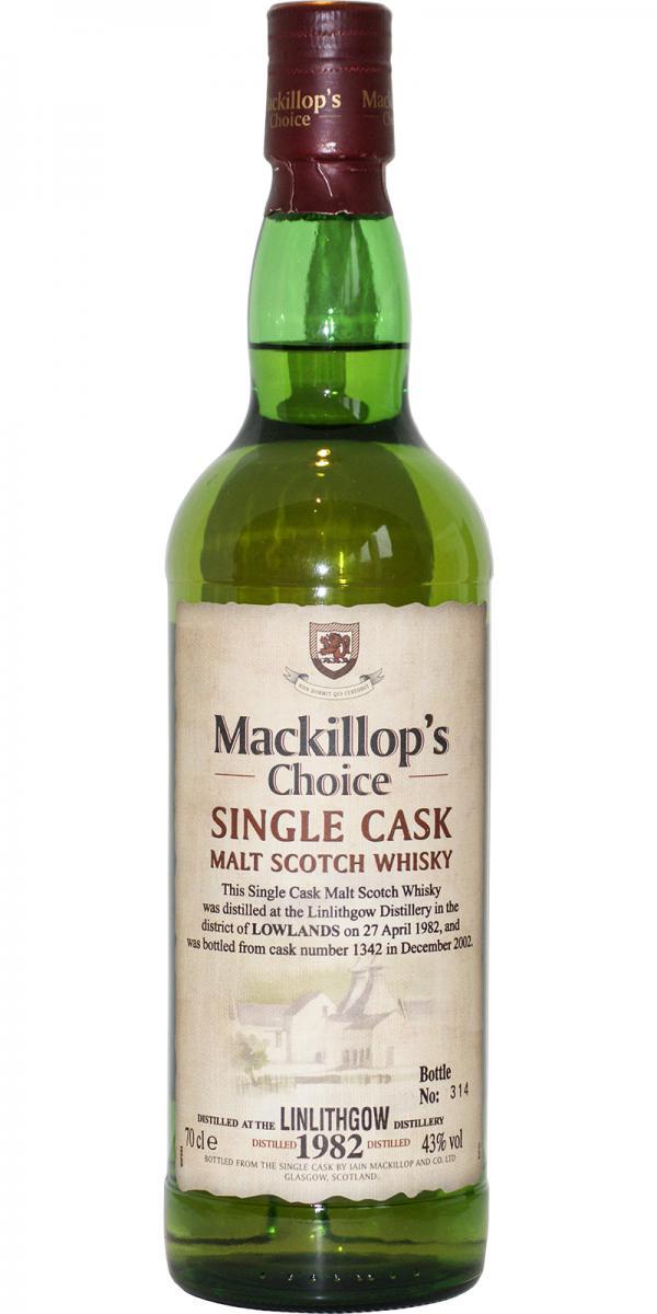 Linlithgow 1982 McC  Single Cask