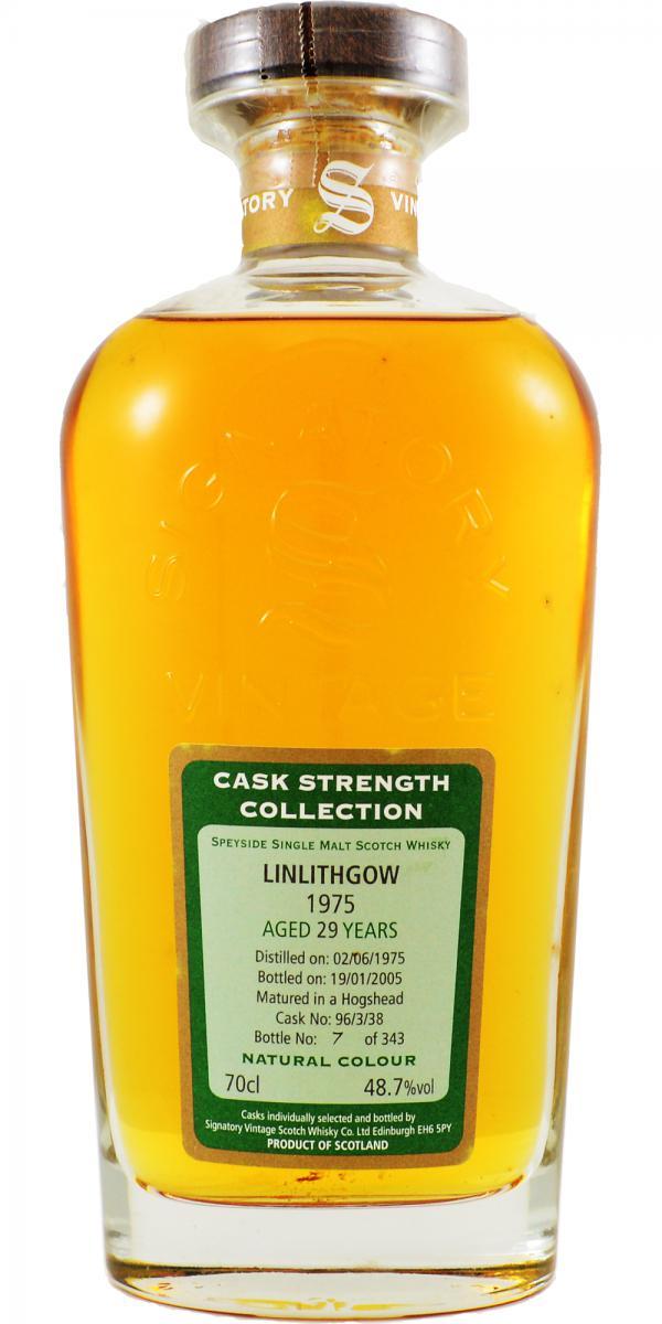 Linlithgow 1975 SV  Cask Strength Collection