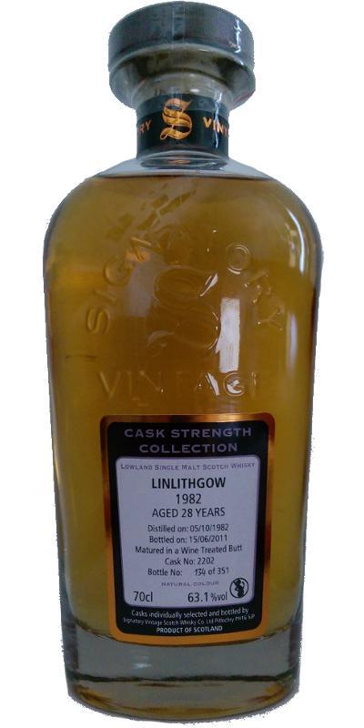Linlithgow 1982 SV  Cask Strength Collection