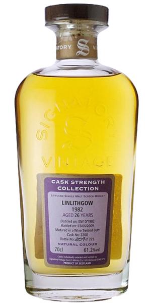 Linlithgow 1982 SV  Cask Strength Collection