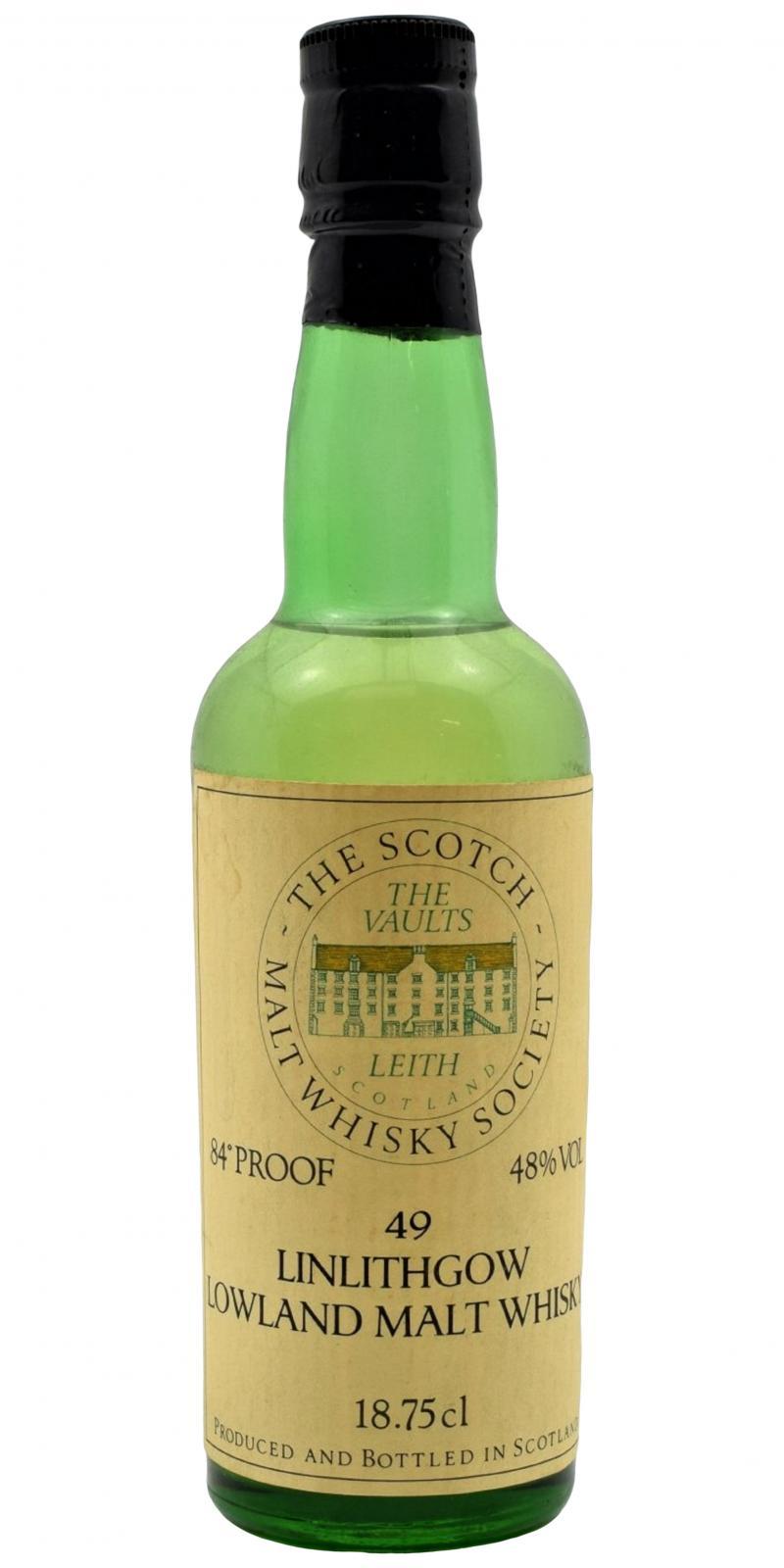 Linlithgow Lowland Malt Whisky SMWS 49