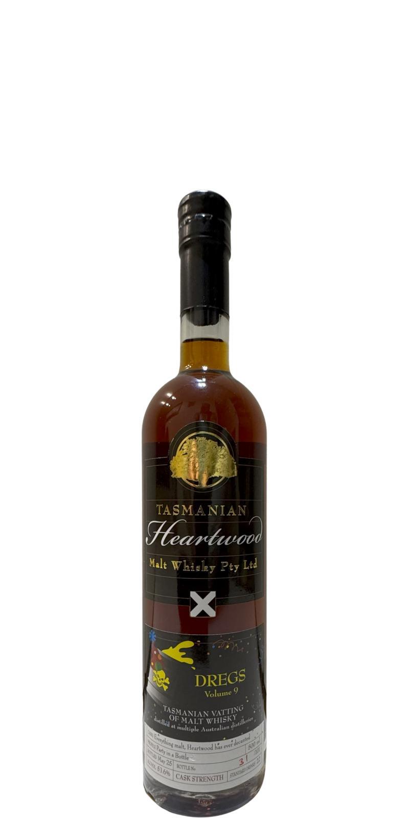 Heartwood Dregs - Volume 9  Vatting of Multiple Australian Distilleries