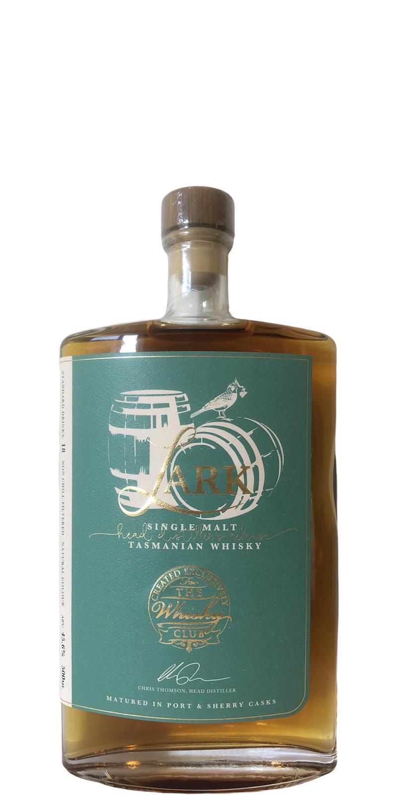 Lark Head Distiller’s Release