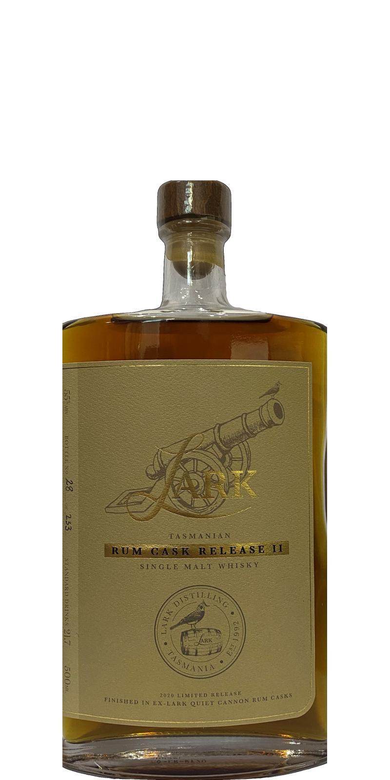 Lark Rum Cask Release II  Limited Release