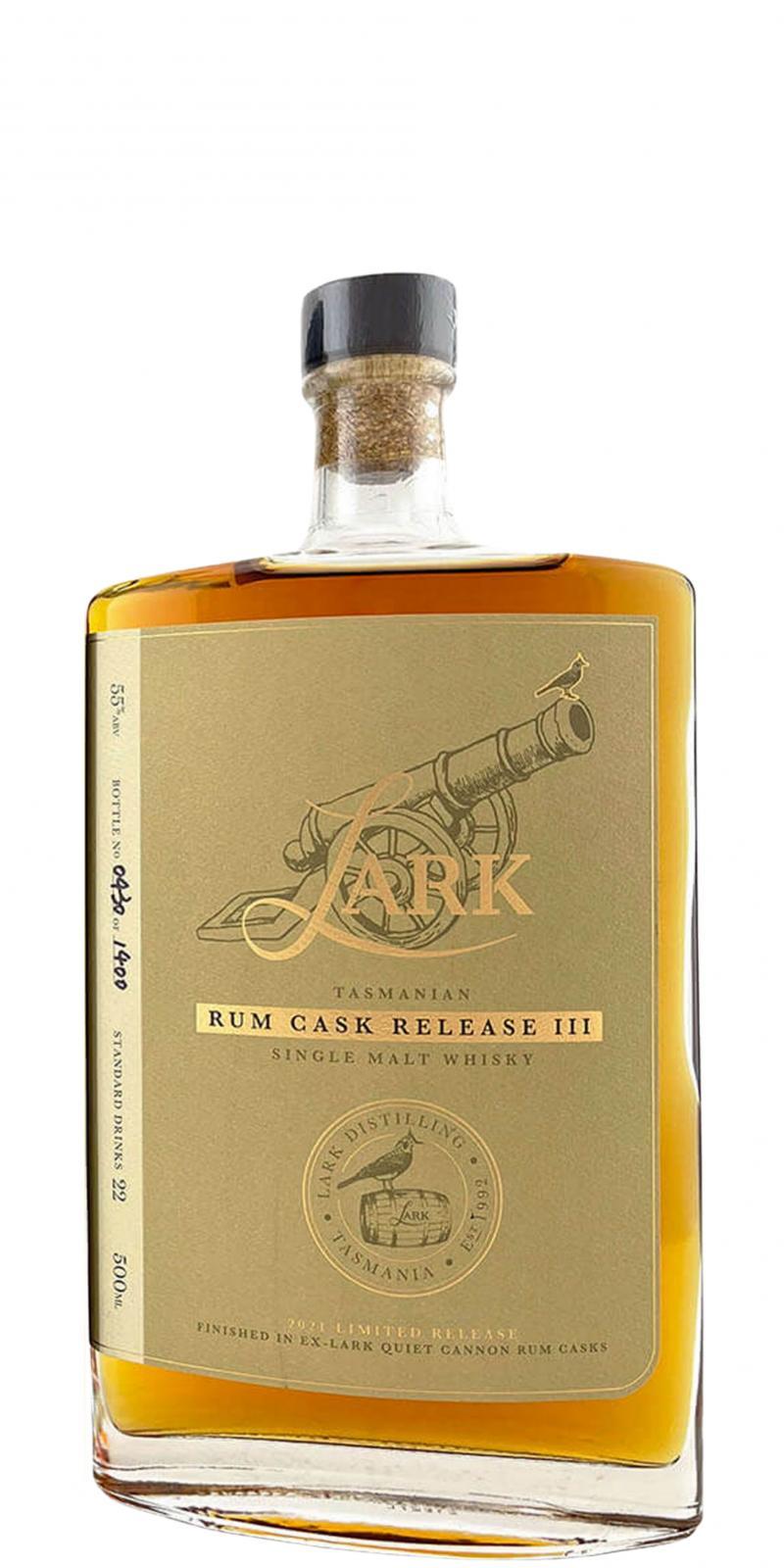 Lark Rum Cask Release III  Limited Release