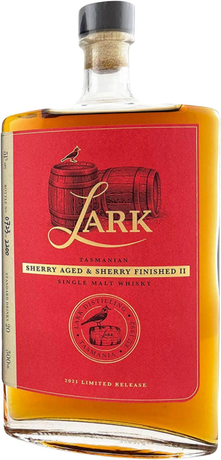 Lark Sherry Aged & Sherry Finished II  Limited Release