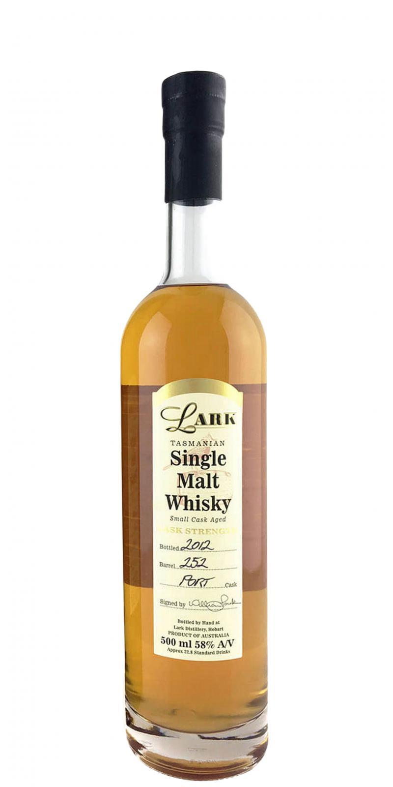 Lark Small Cask Aged  Cask Strength