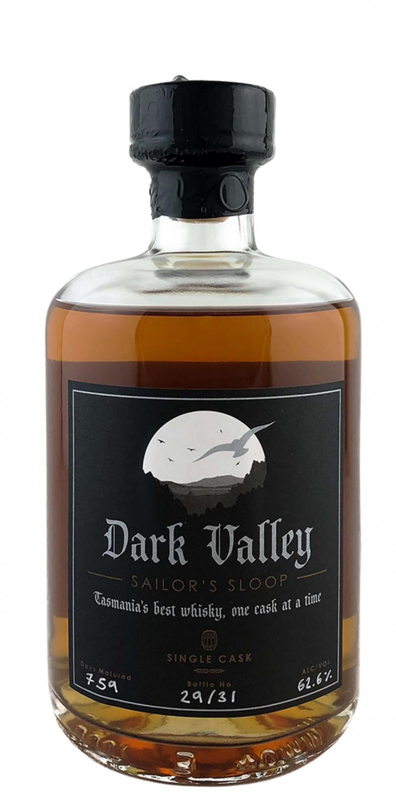 Dark Valley Sailor’s Sloop DVW  Single Cask