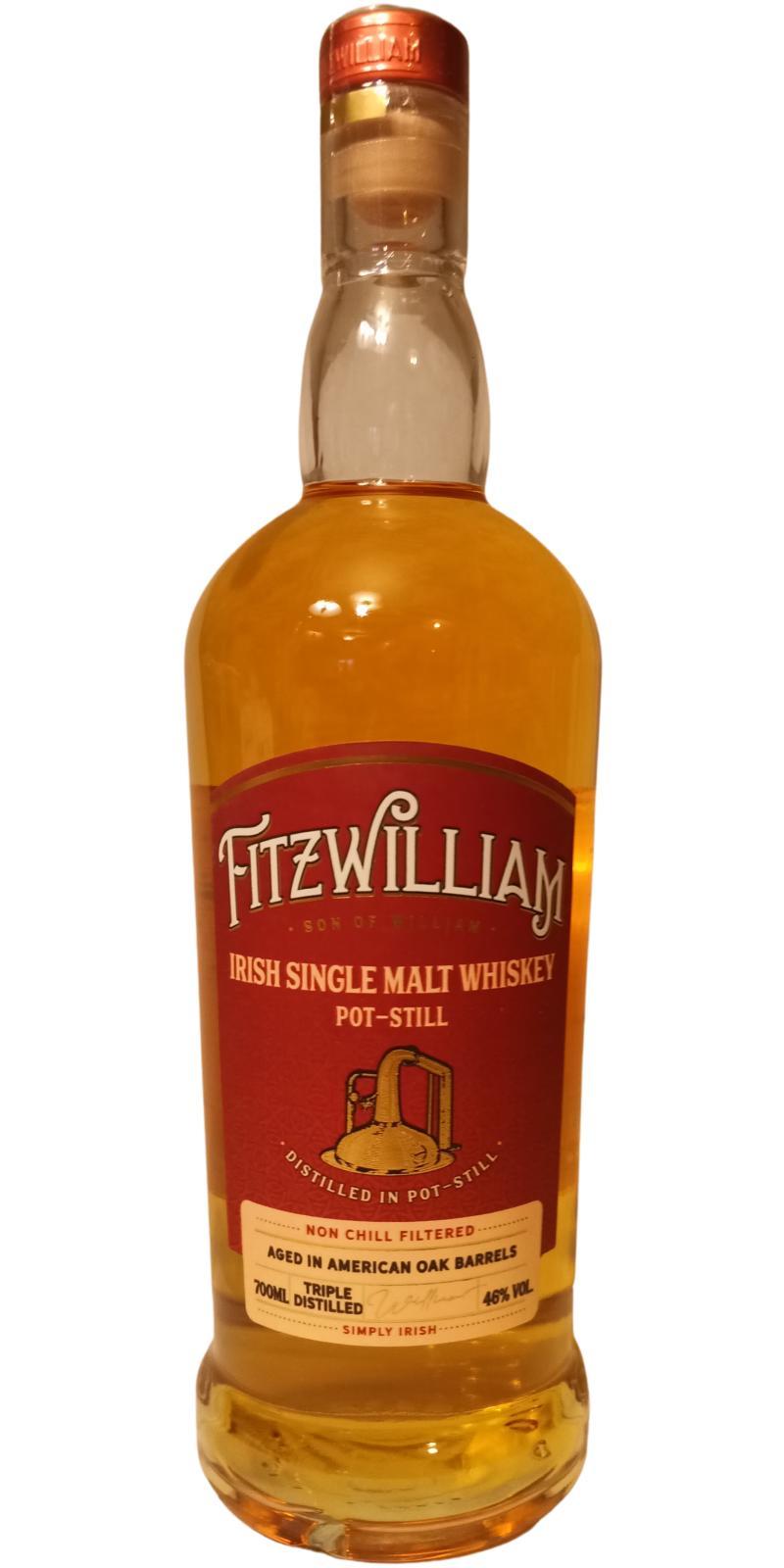 Fitzwilliam Irish Single Malt Whiskey  Triple Distilled