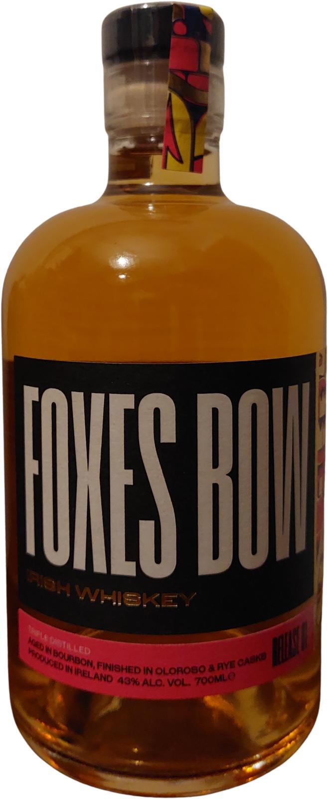 Foxes Bow Irish Whiskey  Release 01