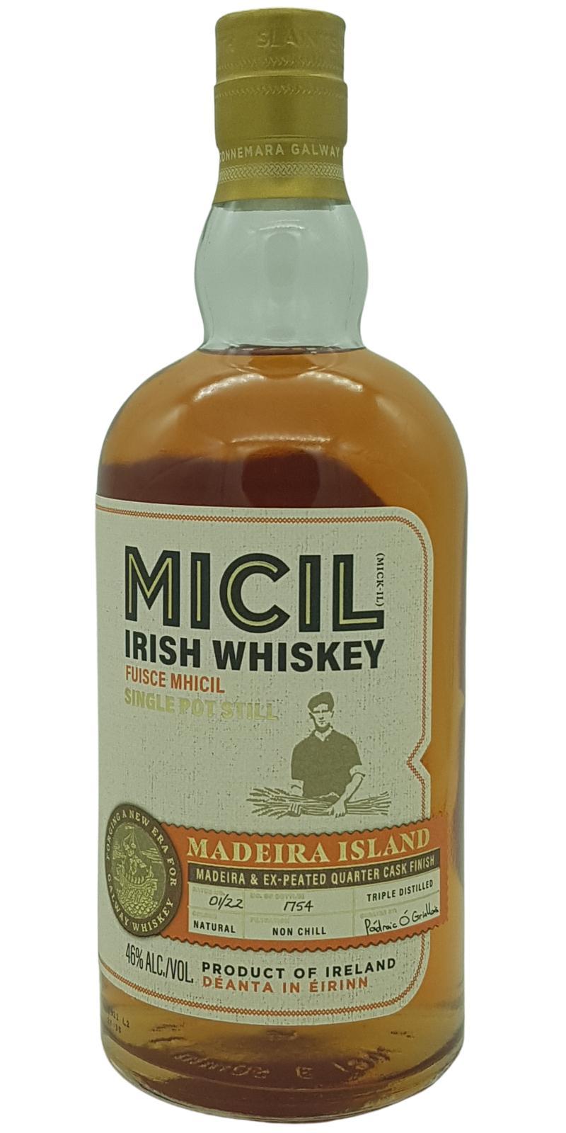 Micil Madeira Island - Irish Whiskey  Single Pot Still