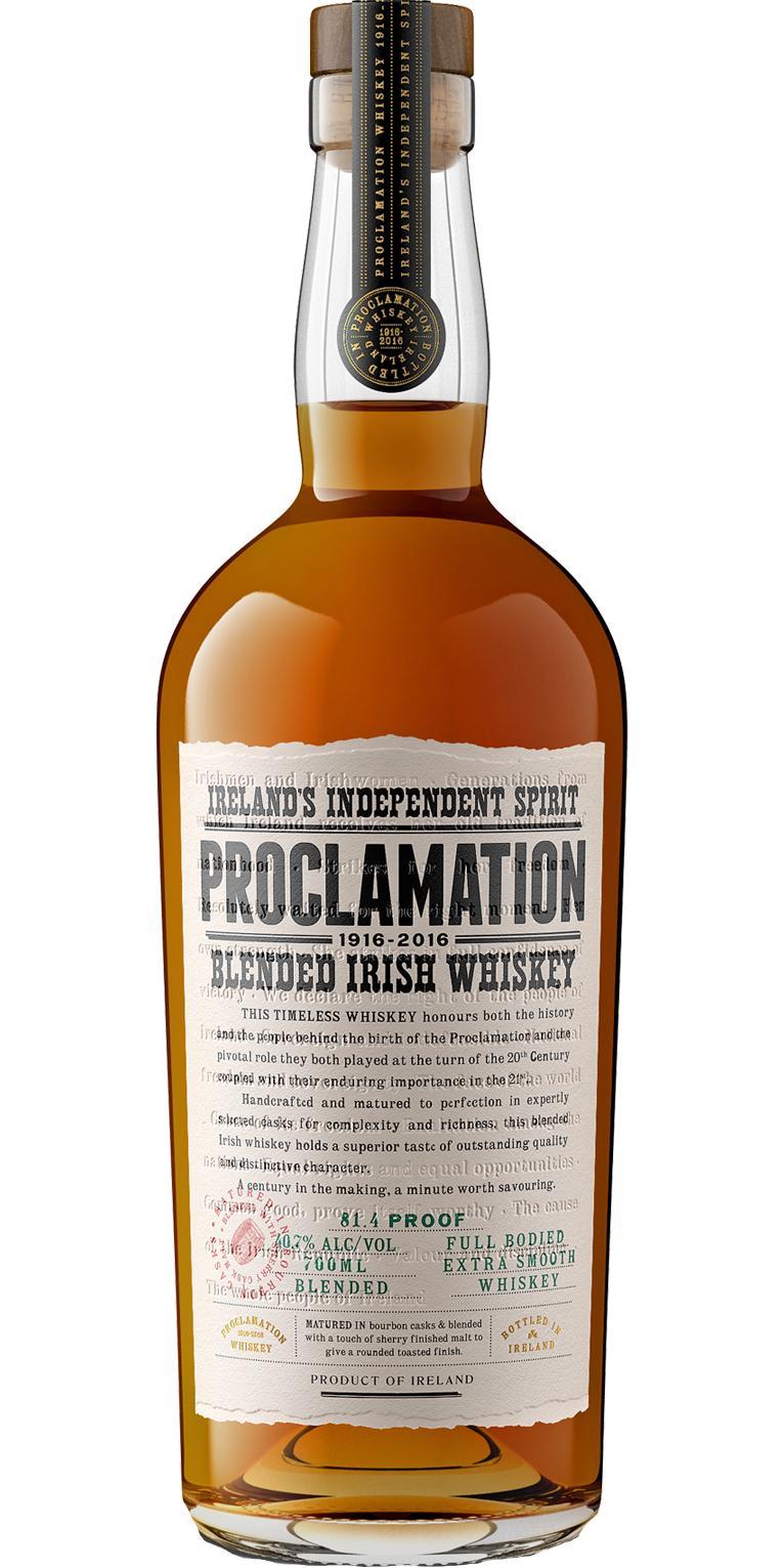Proclamation Blended Irish Whiskey ITUT