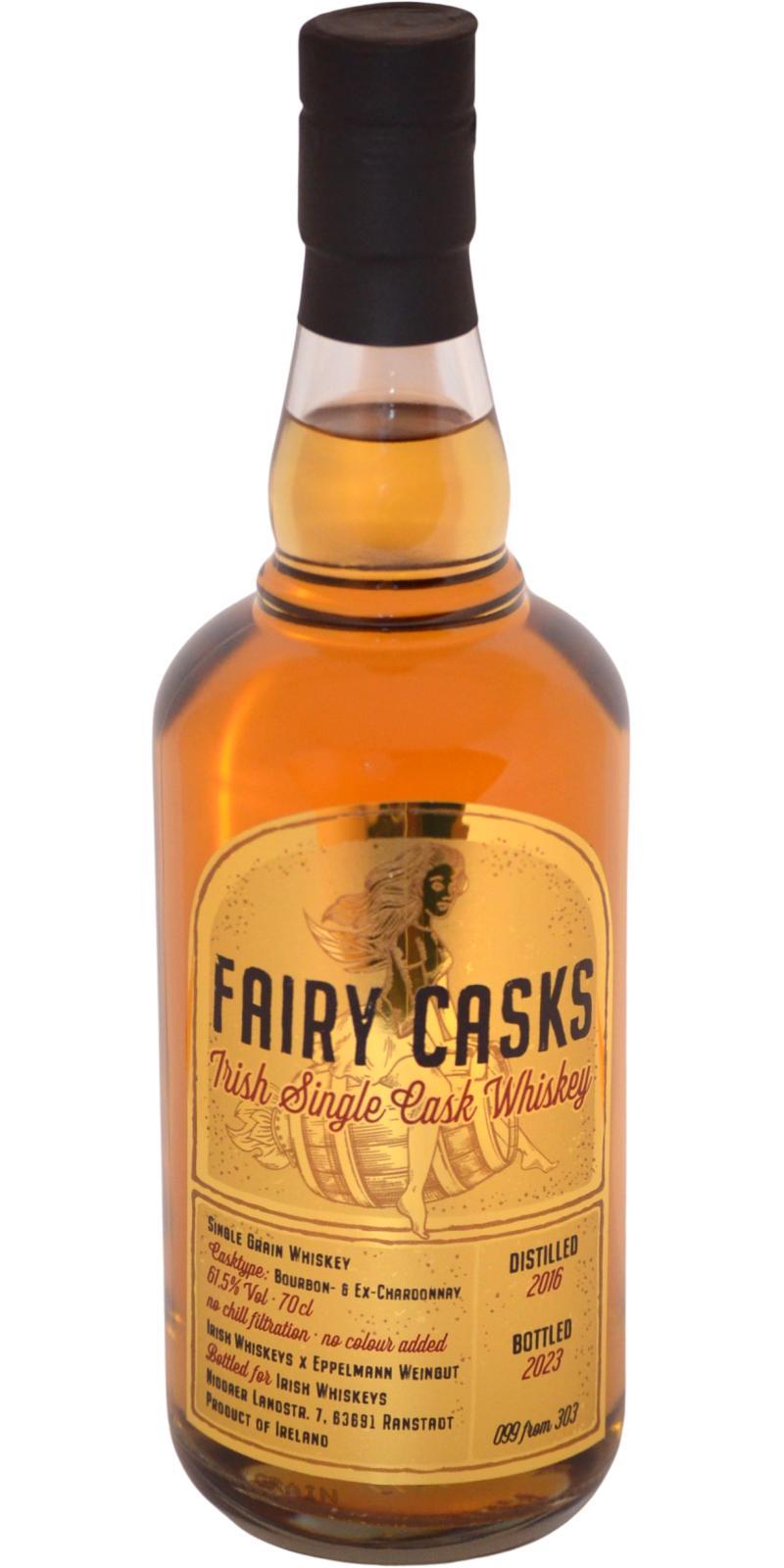 Fairy Casks 2016 IW  Irish Single Cask Whiskey