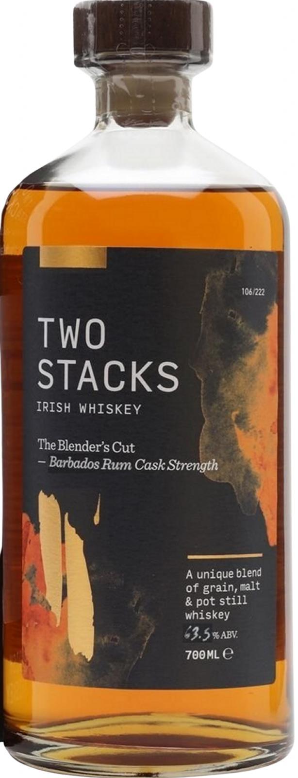 Two Stacks The Blender's Cut KD  Barbados Rum Cask Strength