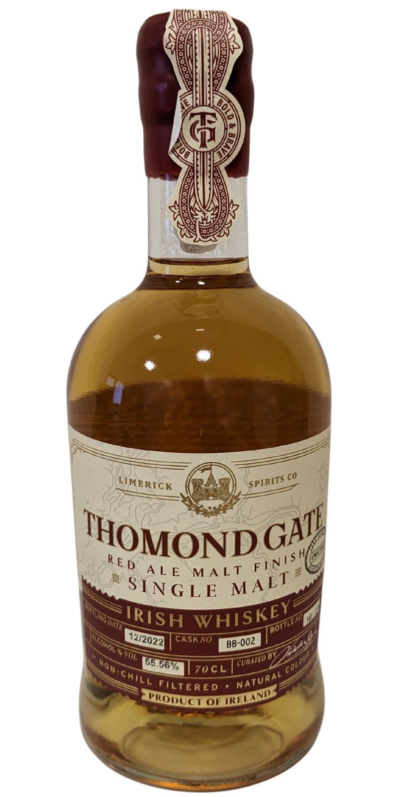 Thomond Gate Bold and Brave TLS  Red Ale Malt Finish