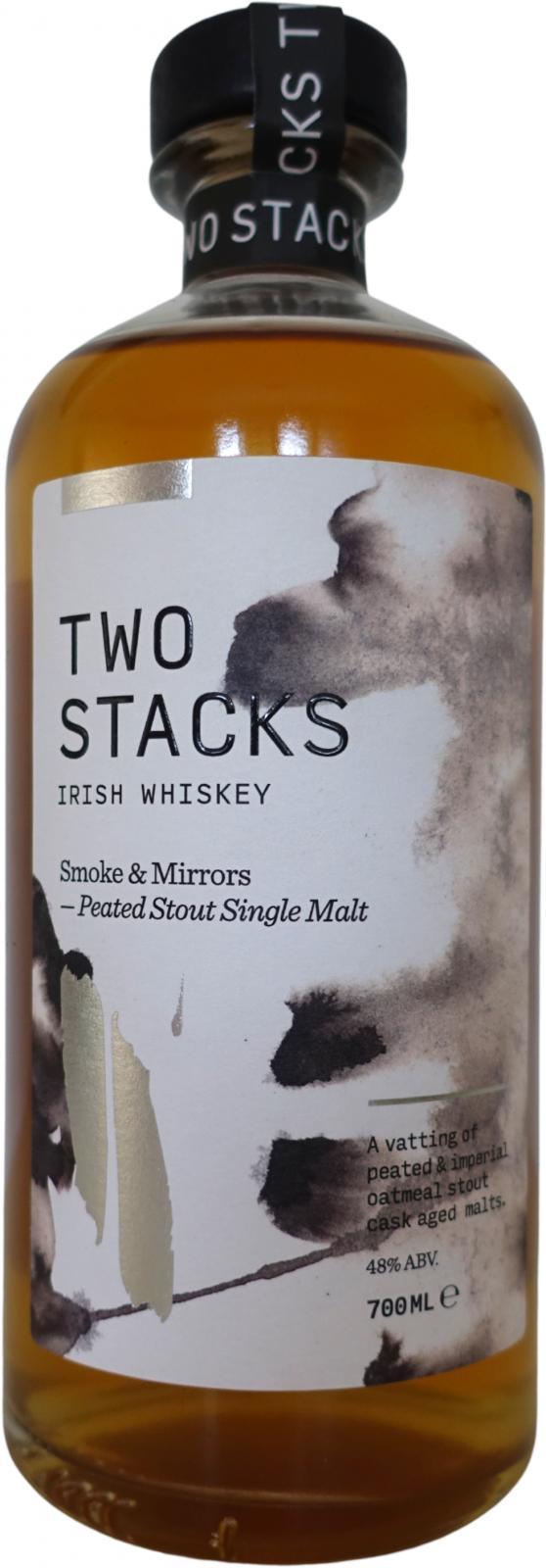 Two Stacks Smoke & Mirrors 2SBB  Peated Stout Single Malt