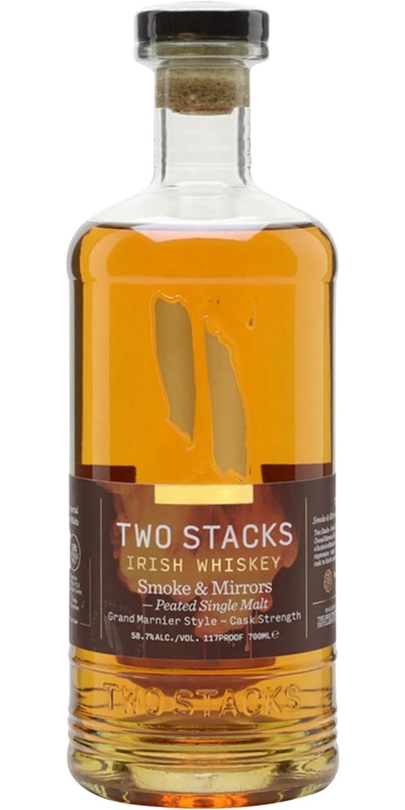 Two Stacks Smoke & Mirrors 2SBB  Peated Single Malt - Grand Marnier Style