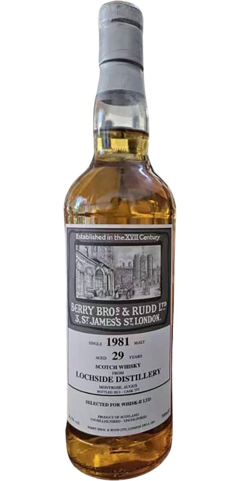 Lochside 1981 BR  Berrys' Own Selection