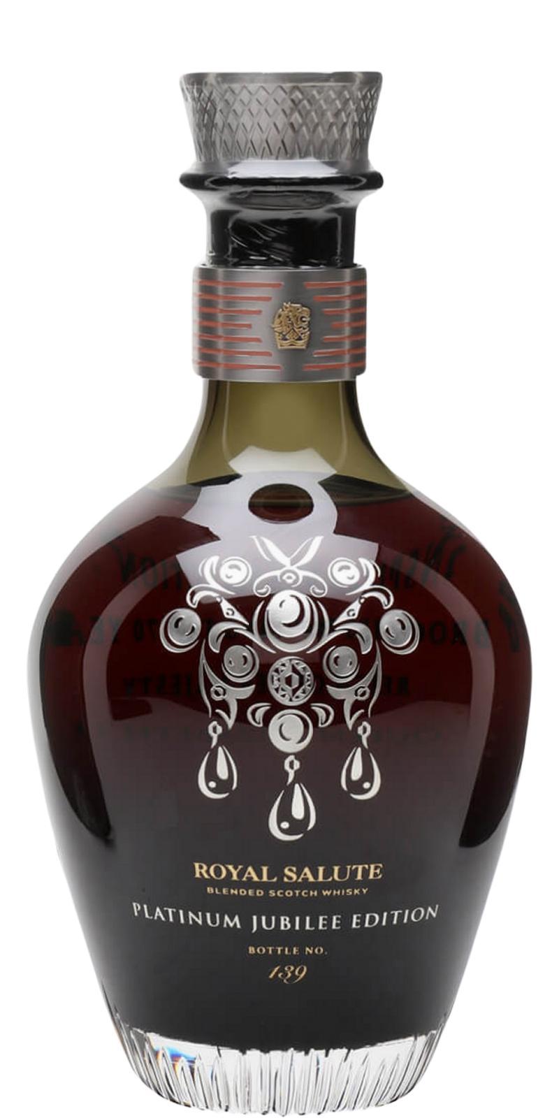 Royal Salute Platinum Jubilee Edition Chvs  The Pearl & Diamond Brooch