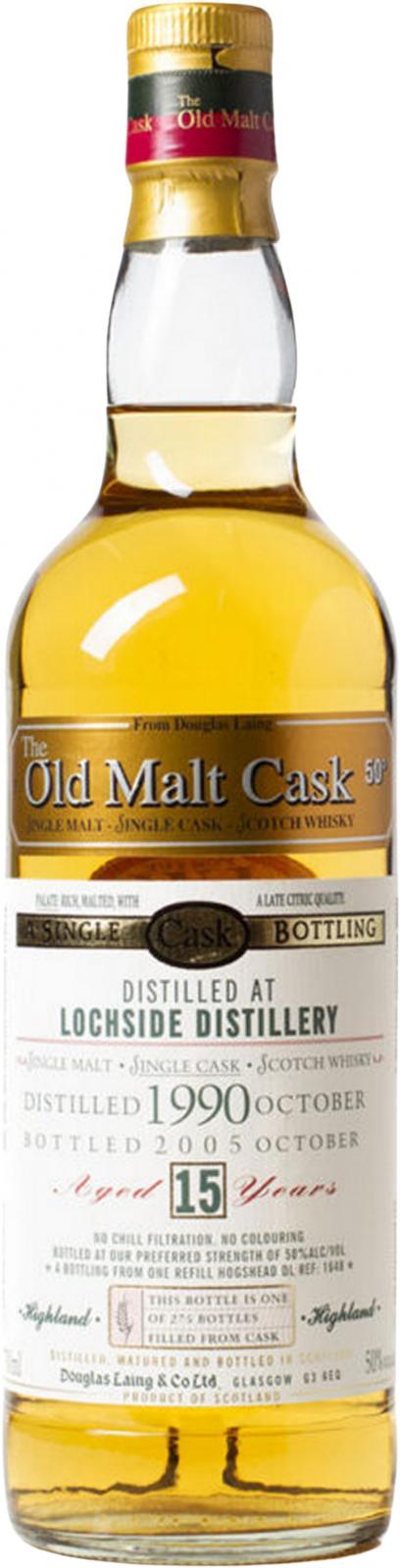 Lochside 1990 DL  The Old Malt Cask