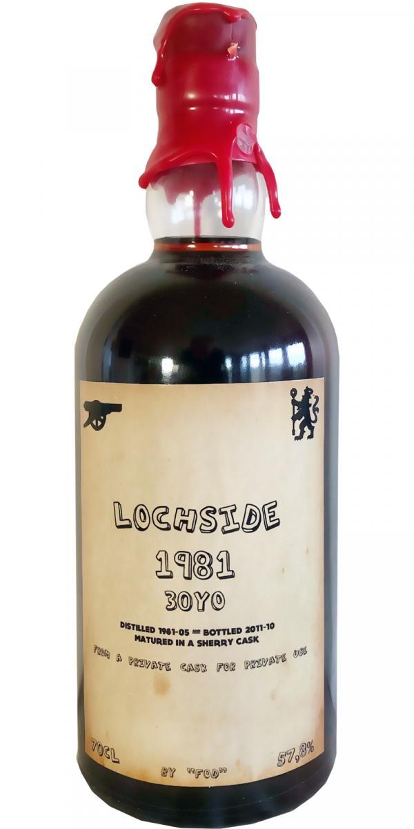 Lochside 1981 FOD  Private Bottling