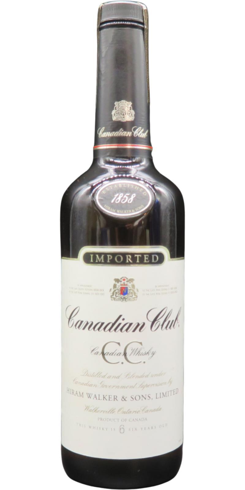 Canadian Club 06-year-old  Imported