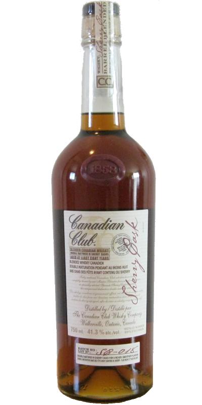 Canadian Club 08-year-old  Sherry Cask