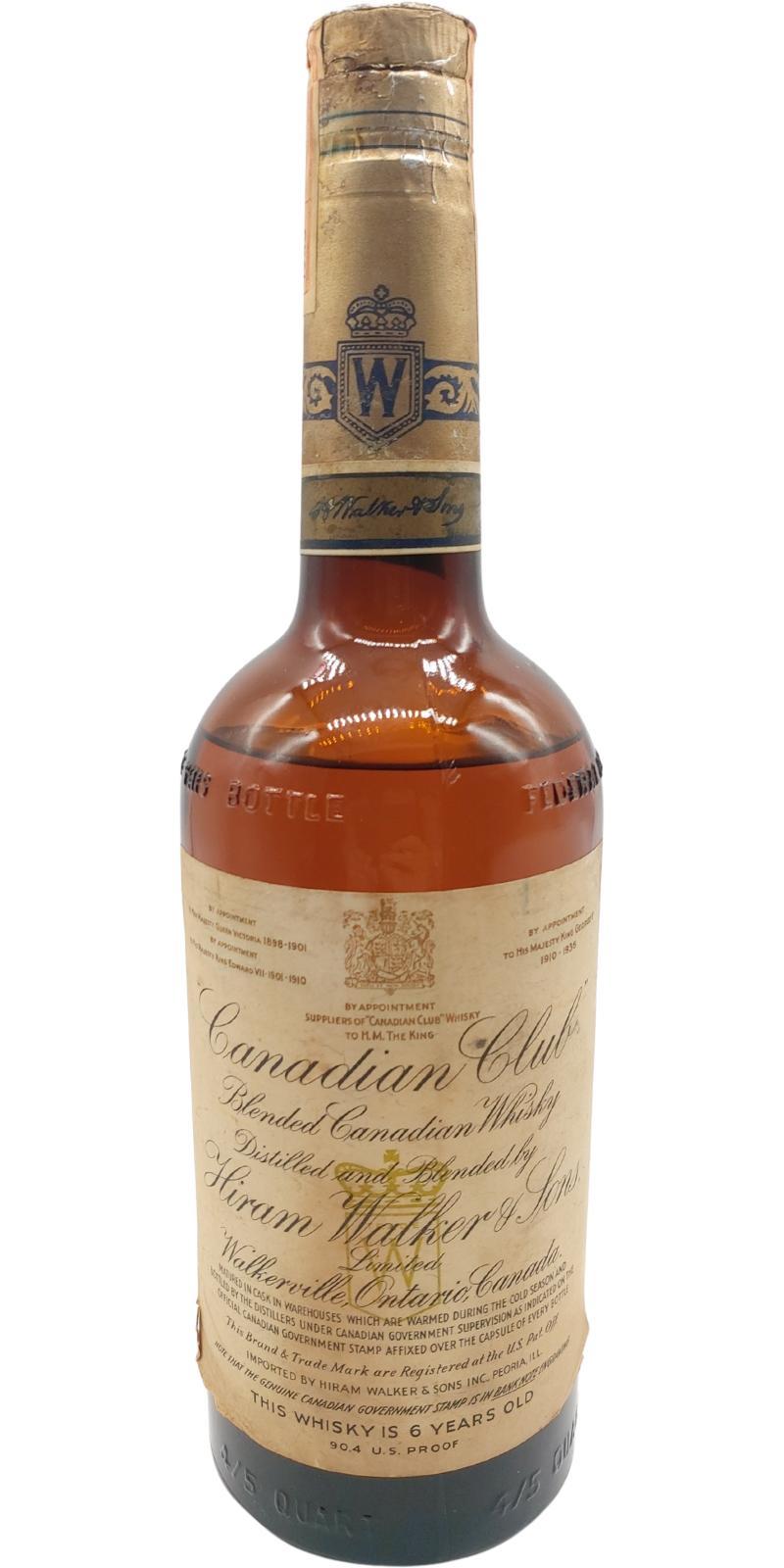 Canadian Club 1945  Blended Canadian Whisky