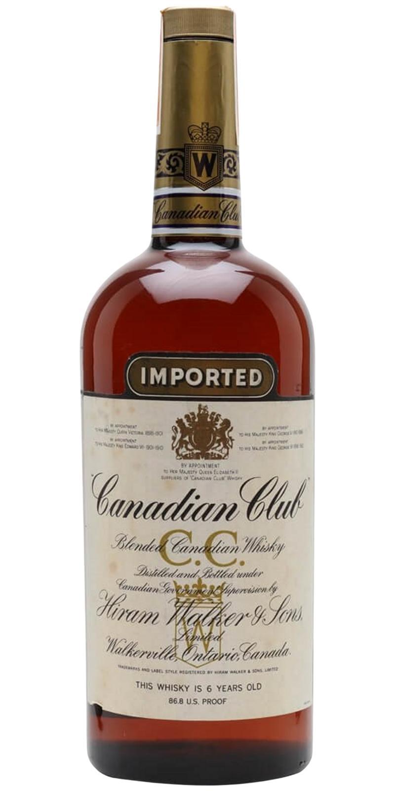 Canadian Club 1958  Imported