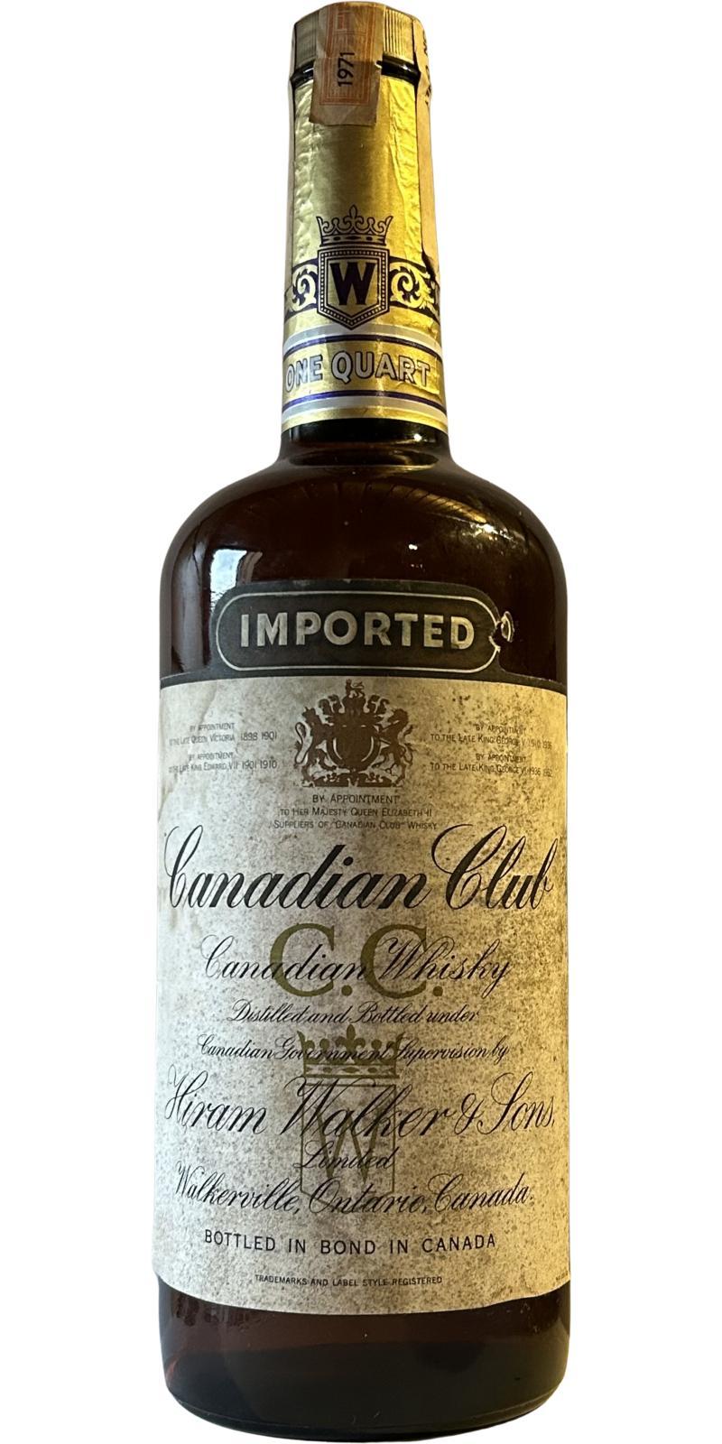 Canadian Club 1971  Imported