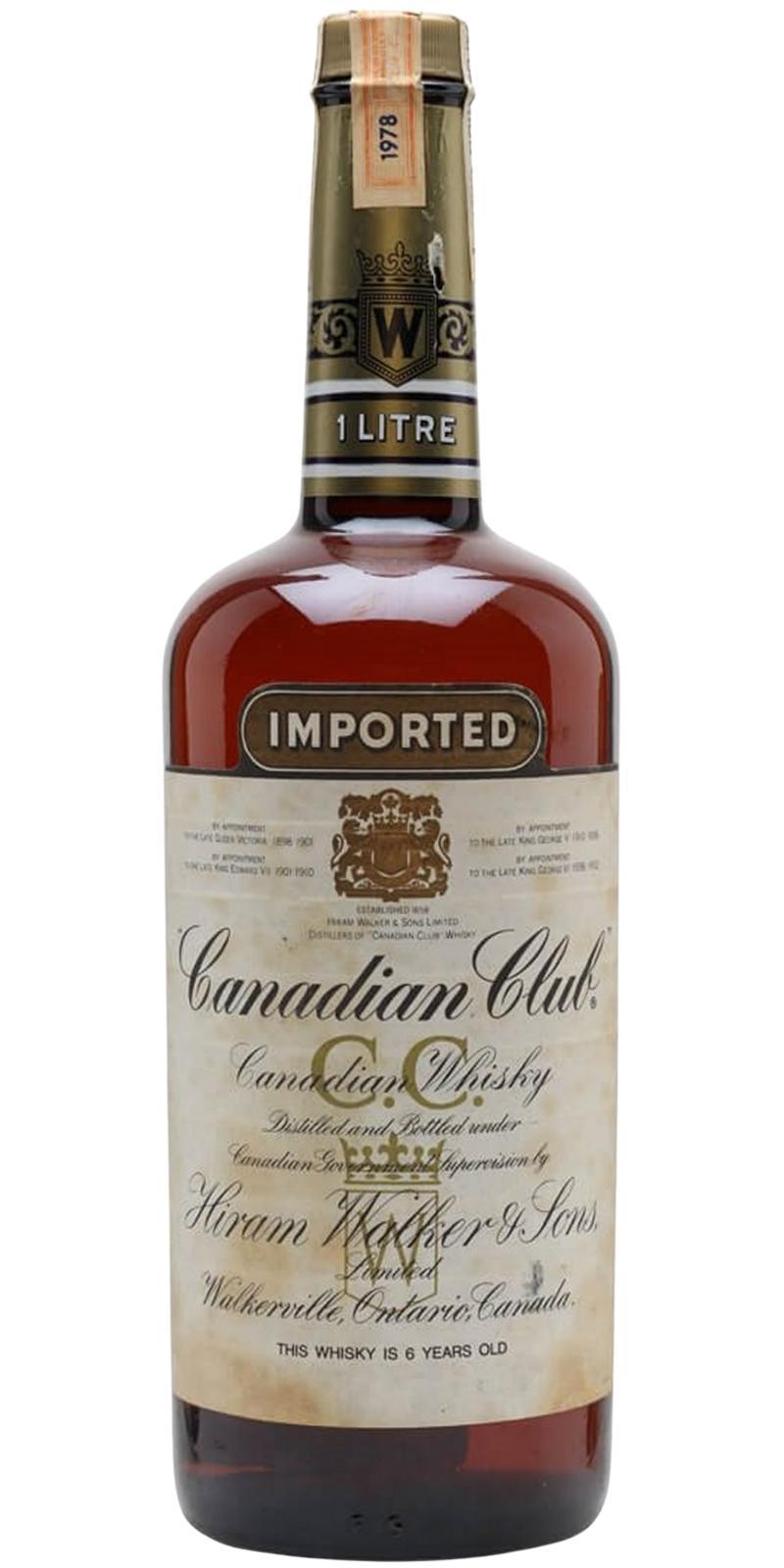 Canadian Club 1978  Imported