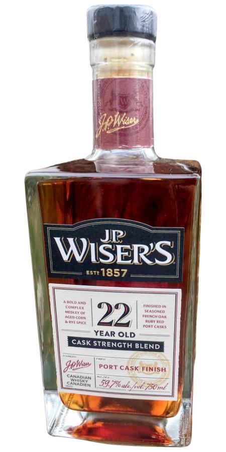 J.P. Wiser's 22-year-old  Cask Strength