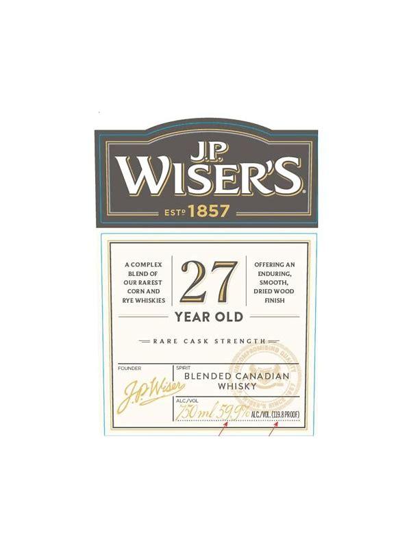J.P. Wiser's 23-year-old  Rare Cask Series