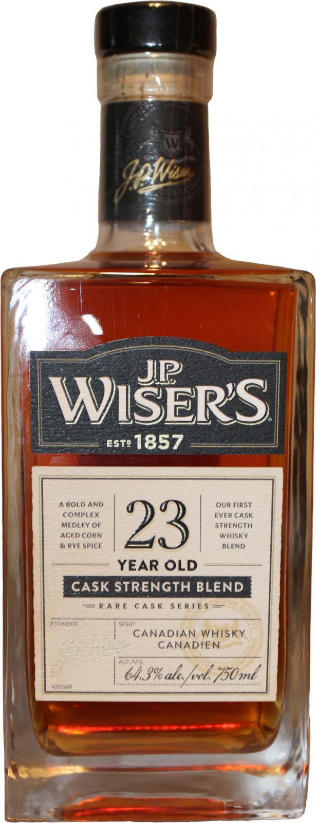 J.P. Wiser's 23-year-old  Rare Cask Series