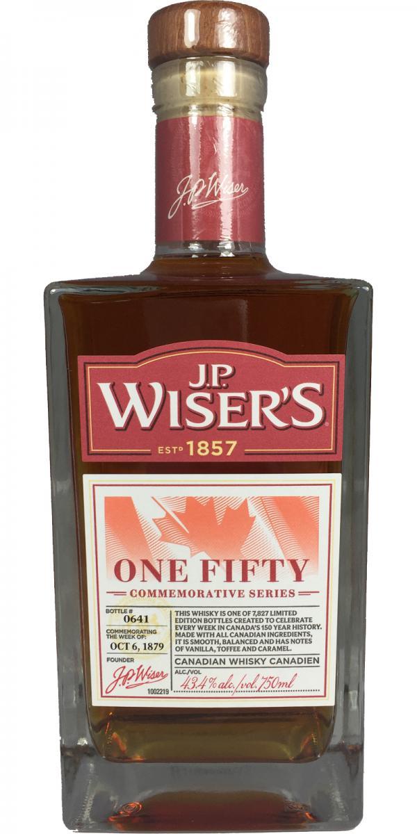 J.P. Wiser's One Fifty  Commemorative Series