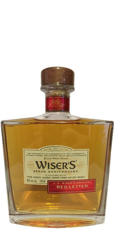 J.P. Wiser's Red Letter