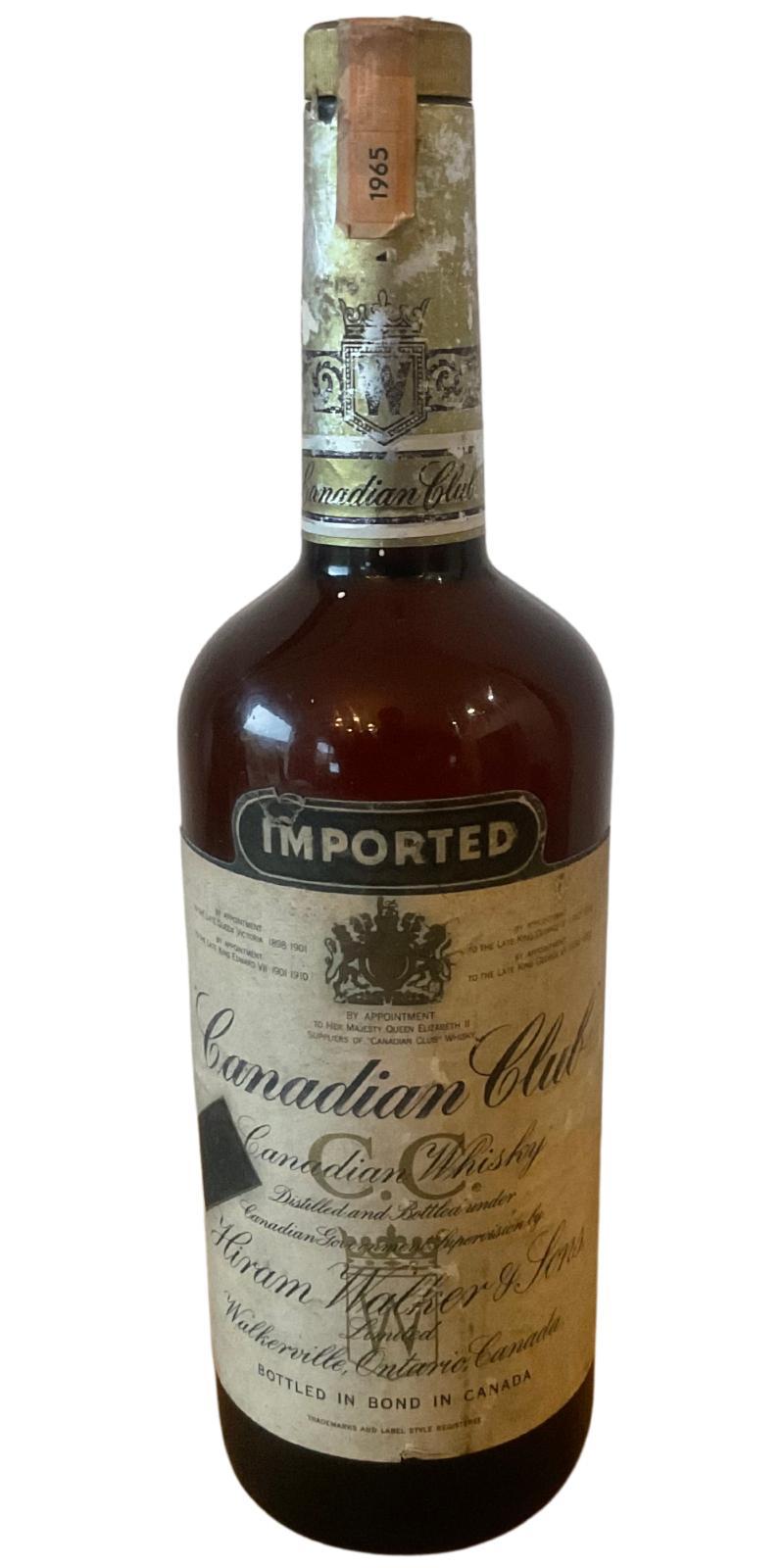 Canadian Club 1965  Imported