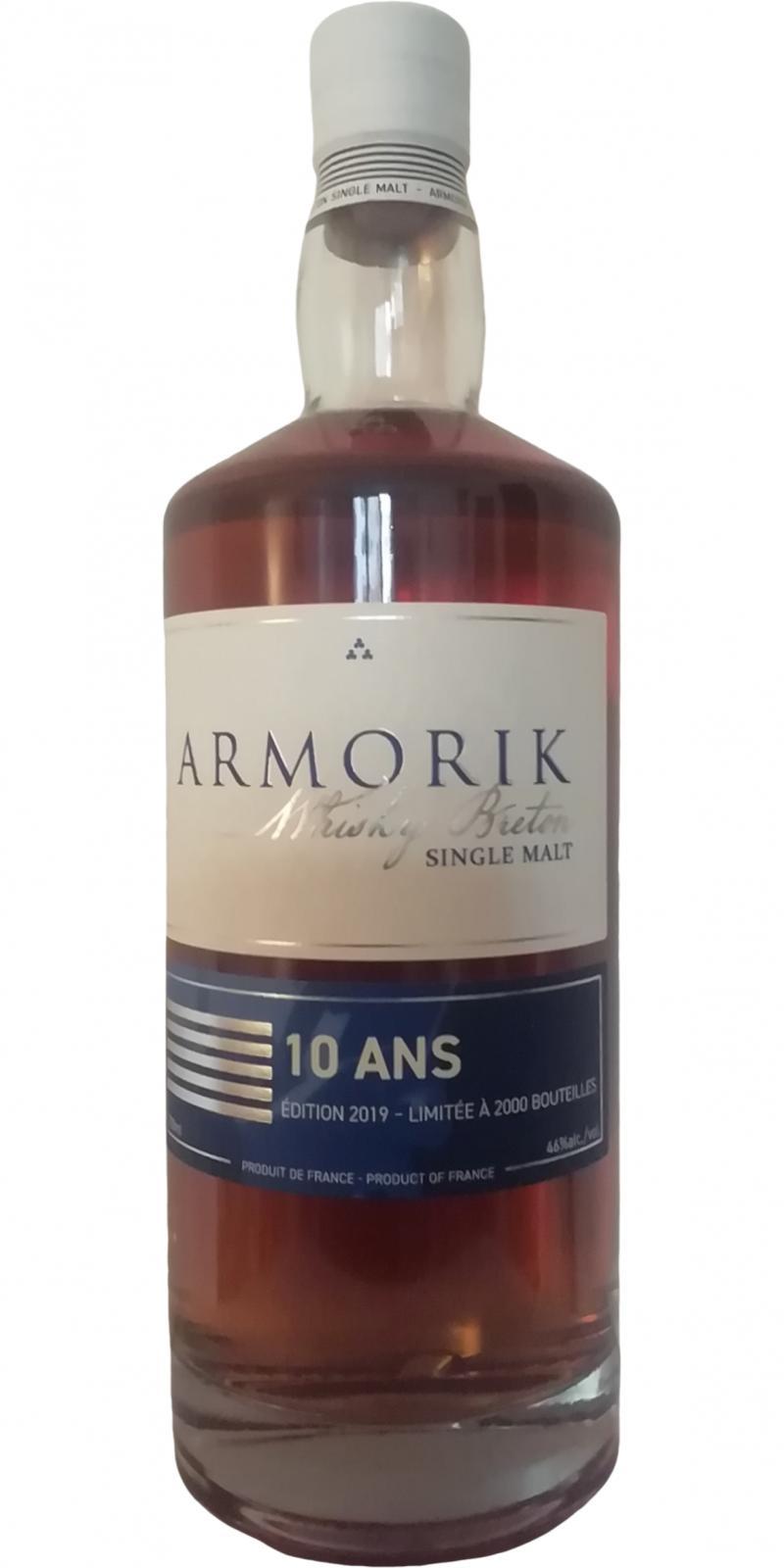 Armorik 10-year-old  Édition 2019