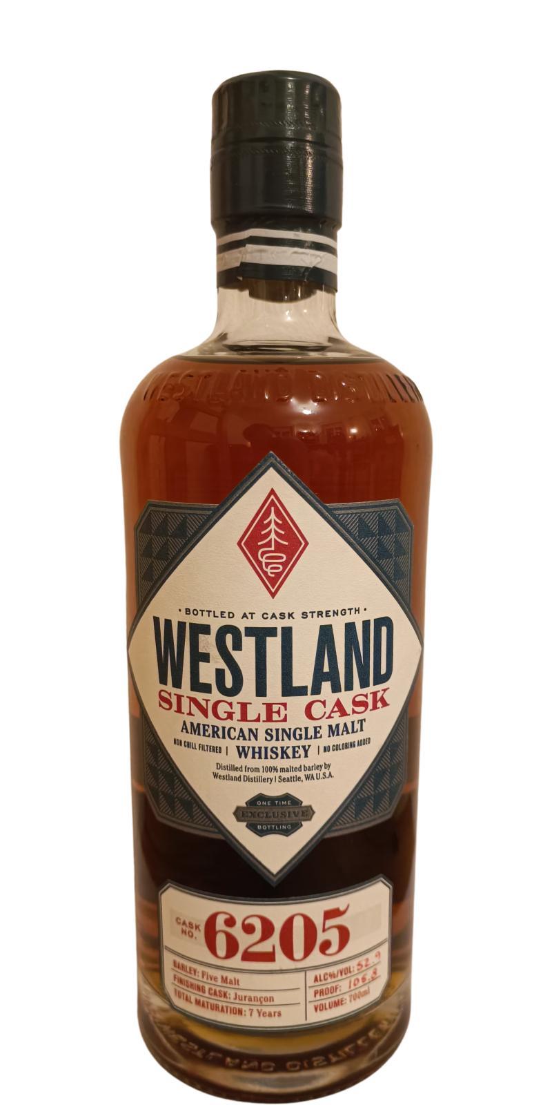 Westland 07-year-old  One Time Exclusive Bottling