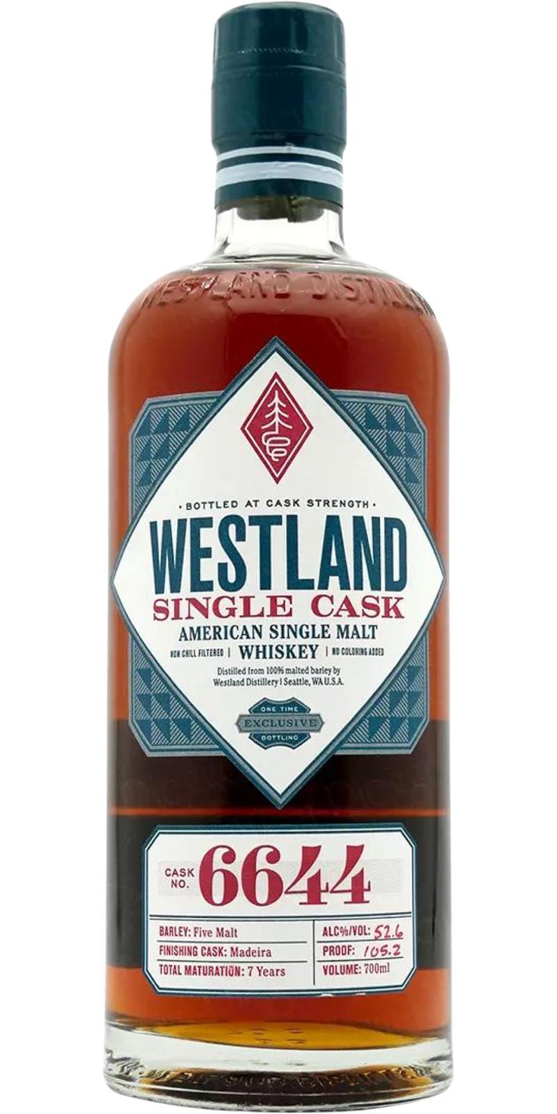 Westland 07-year-old  Single Cask Release