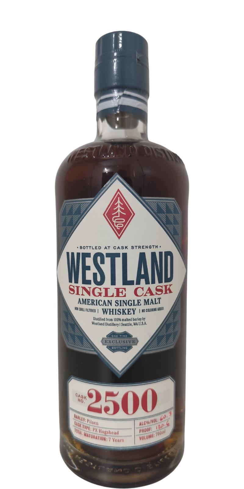 Westland 07-year-old  Single Cask Release