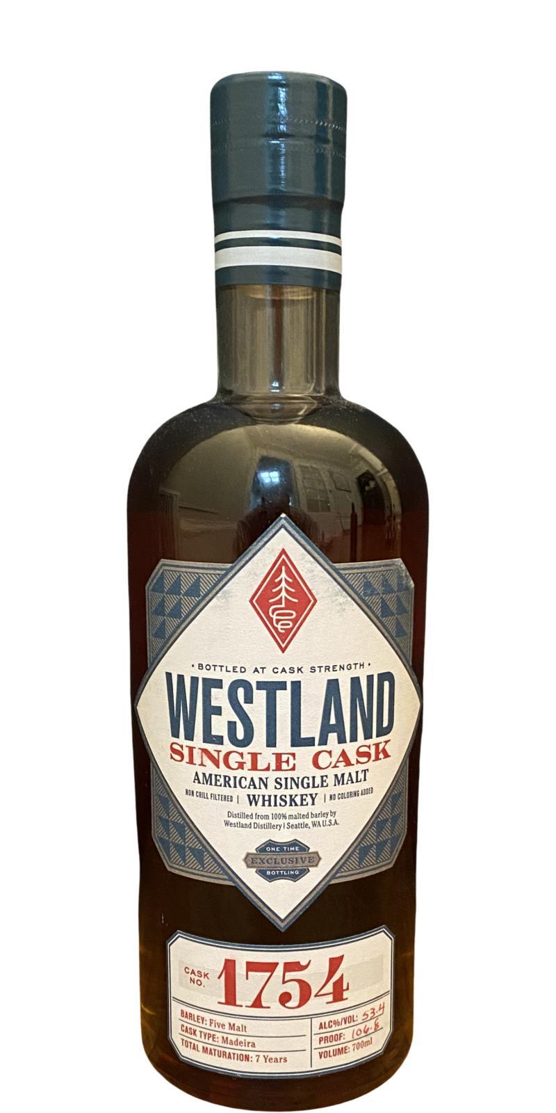 Westland 07-year-old  Single Cask Release