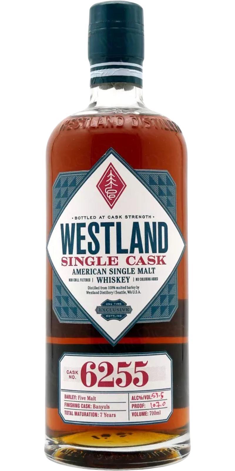 Westland 07-year-old  Single Cask Release