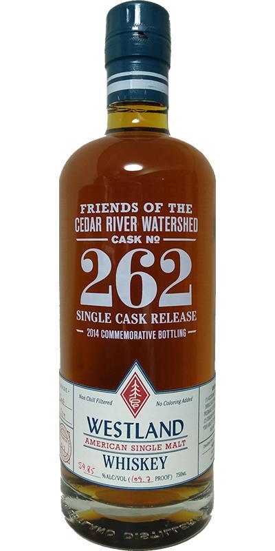 Westland Cask No. 262  Single Cask Release